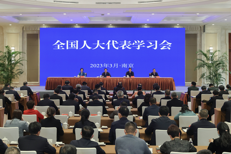 我省舉行在蘇十四屆全國人大代表集中學(xué)習(xí)活動