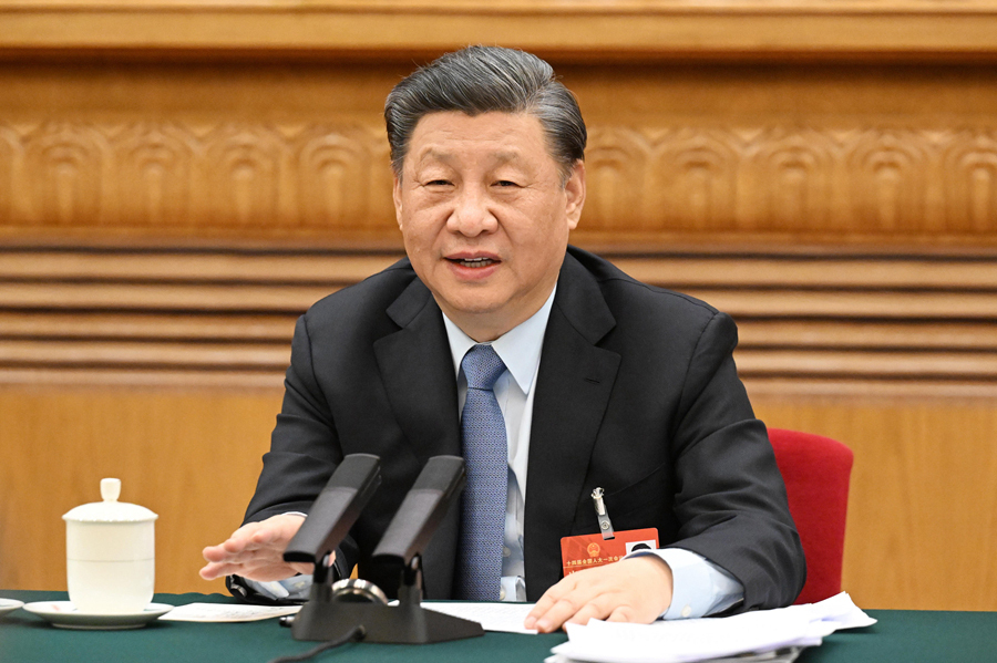 習(xí)近平在參加江蘇代表團審議時強調(diào) 牢牢把握高質(zhì)量發(fā)展這個首要任務(wù)